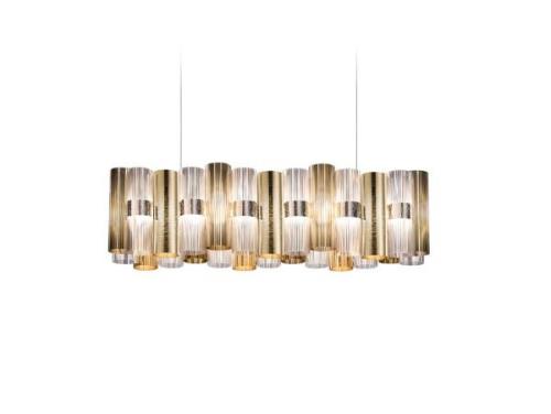 Slamp - La Lollo Linear 100 Pendelleuchte Gold