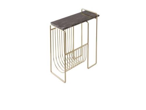 AYTM - Sino Magazine Holder Gold/Braun