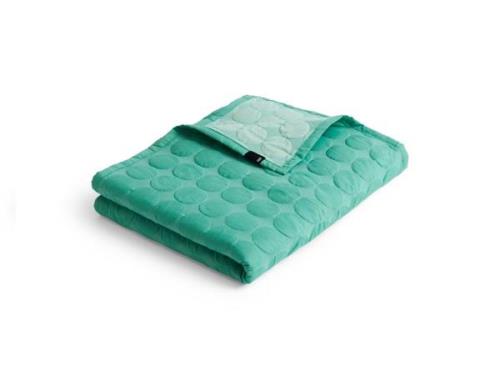 Hay - Mega Dot (Organic) Bedspread 260x260 Sea Green