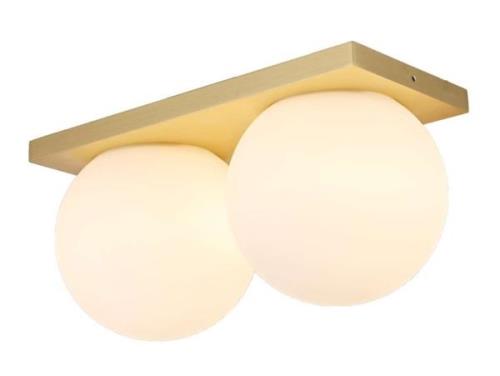 Antidark - Palla C2135 LED Deckenleuchte Dim-to-Warm Opal/Messing