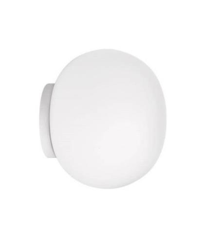 Flos - Glo-Ball Mini C/W Wand-/Deckenleuchte (Spiegel Montering) White