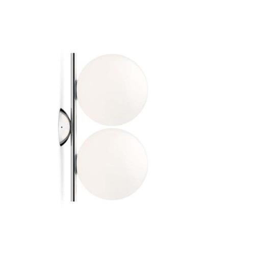 Flos - IC C/W1 Double Deckenleuchte/Wandleuchte Chrom