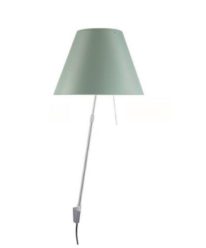 Luceplan - Costanza Wandleuchte m/Dimmer Alu/ Comfort green