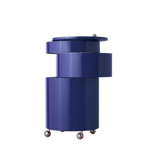 Verpan - Barboy High Gloss Side Table Blue