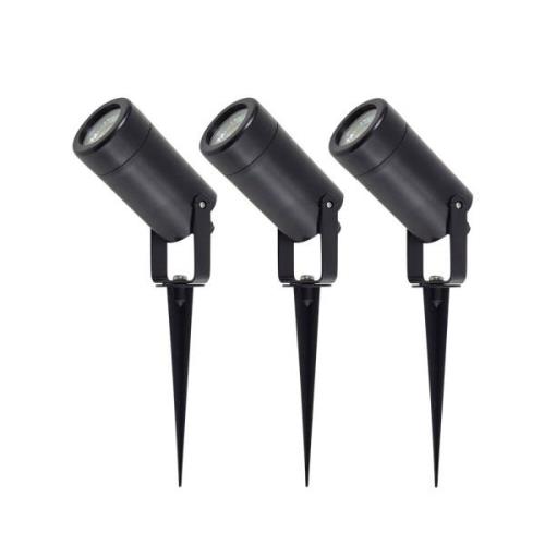 Lindby - Thorgal Garten Leuchte w/Speer Ø6 3pcs Schwarz