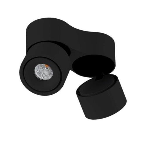 Arcchio - Rotari LED Aufgesetzter Spot 2x8,9W Schwarz