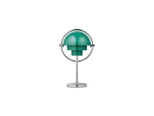 GUBI - Multi-Lite Portable Tischleuchte Chrom/Teal Green