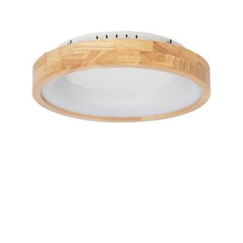 Lucande - Samvel LED Deckenleuchte Ø40 Holz