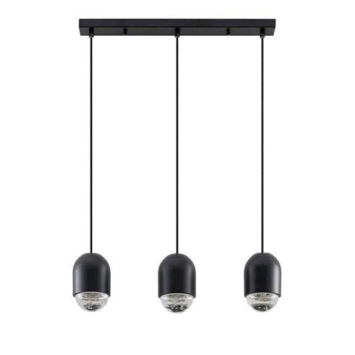 Lucande - Amielle 3 Pendelleuchte Black