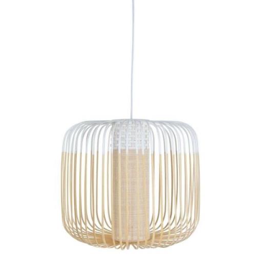 Forestier - Bamboo Pendelleuchte M White