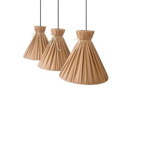 Envostar - Lola 3 Pendelleuchte Cappucino/Beige/Black