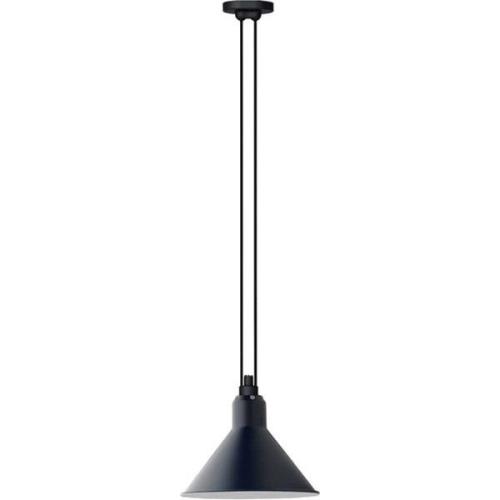 Lampe Gras - 322 L Pendelleuchte Konisch Blau Lampe Gras