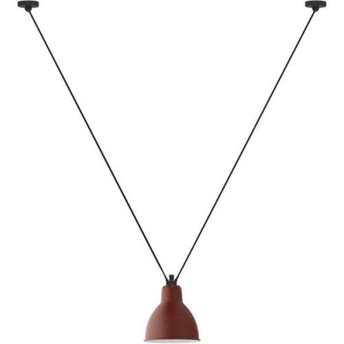 Lampe Gras - 323 L Pendelleuchte Rund Rot Lampe Gras