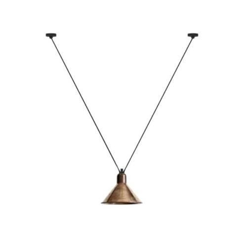 Lampe Gras - 323 L Pendelleuchte Konisch Roh Kupfer Lampe Gras