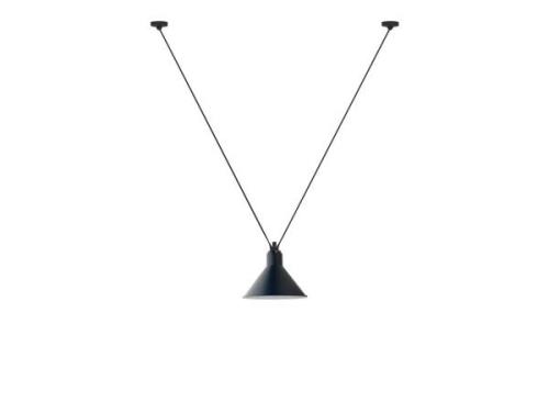 Lampe Gras - 323 L Pendelleuchte Konisch Blau Lampe Gras