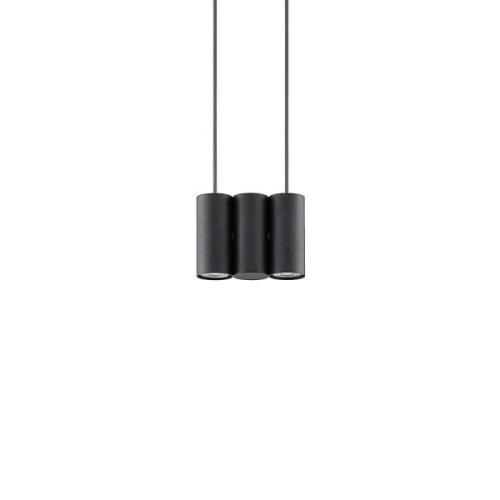 Lucande - Cesur 3 Pendelleuchte Black