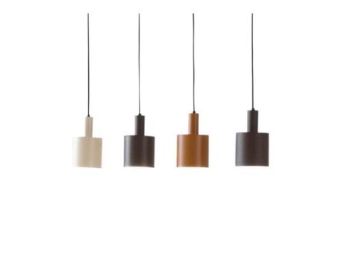 Lindby - Ovelia 4 Pendelleuchte Black/Brown/Beige