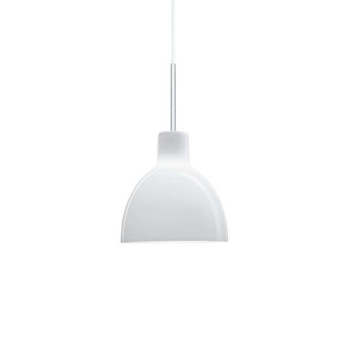 Louis Poulsen - Toldbod Glas Pendelleuchte Ø155 White Opal