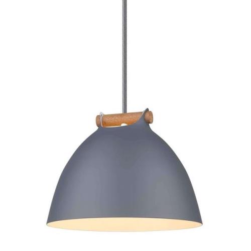 Halo Design - Århus Pendelleuchte Ø24 Grey/Wood