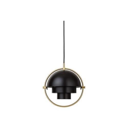 GUBI - Multi-Lite Pendelleuchte S Messing/Schwarz