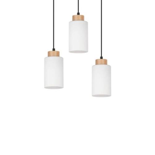 Envostar - Talia Cluster Pendelleuchte Black/Wood/White