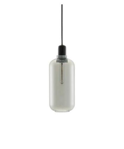 Normann Copenhagen - Amp Pendelleuchte Large Rauch/Schwarz