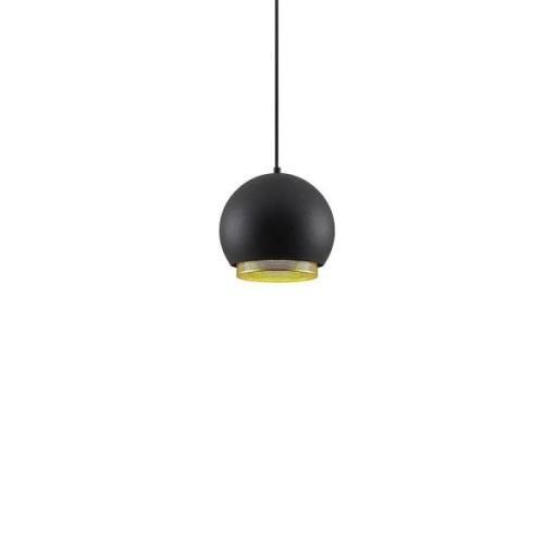 Lucande - Sivaniel Pendelleuchte Ø25 Black/Gold