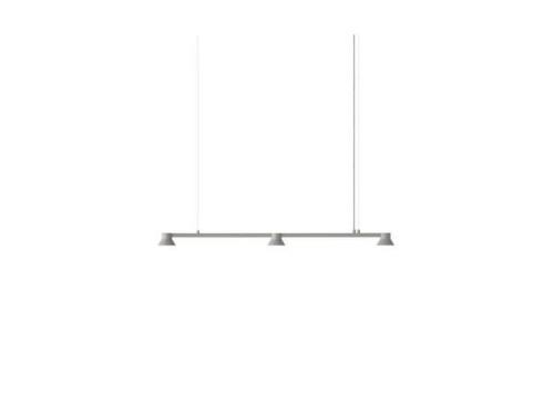 Normann Copenhagen - Hat Linear Pendelleuchte Small Warm Grey