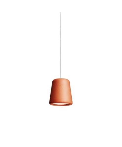 New Works - Material Pendelleuchte in Terracotta