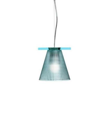 Kartell - Light Air Pendelleuchte Sculped Hell Blau