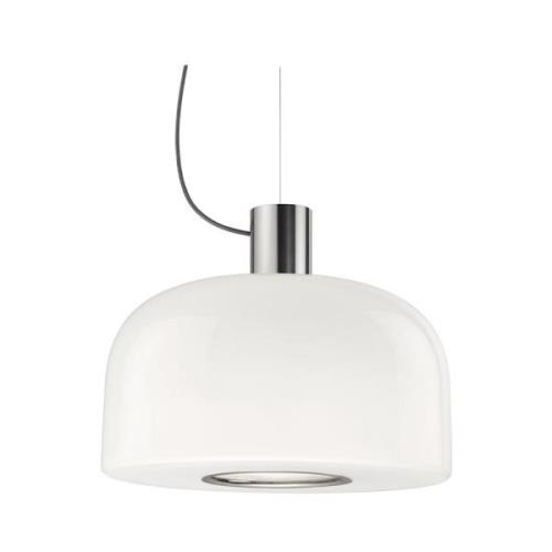 Flos - Bellhop Glas S2 Pendelleuchte Bright Aluminium