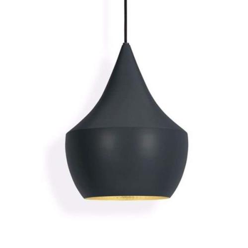 Tom Dixon - Beat Light Fat LED Pendelleuchte Schwarz