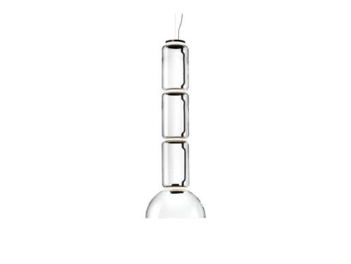 Flos - Noctambule S3 Pendelleuchte Low Cylinder & Bowl