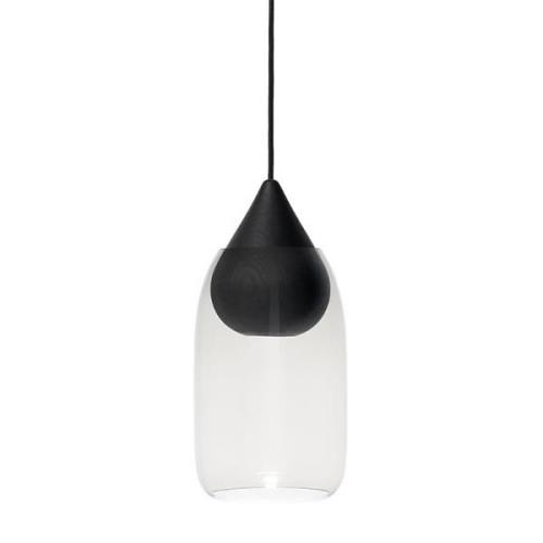 Mater - Liuku Pendelleuchte Drop Black/Transparent