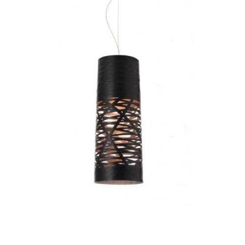 Foscarini - Tress Pendelleuchte Piccola Schwarz 2m