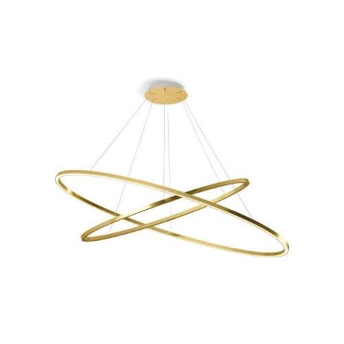 Nemo Lighting - Ellisse Double Pendelleuchte Painted Gold