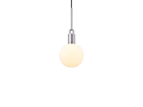 Buster+Punch - Forked Globe Pendelleuchte Dim. Medium Opal/Steel