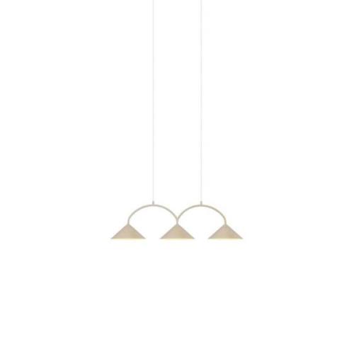 Globen Lighting - Curve 3 Pendelleuchte Beige