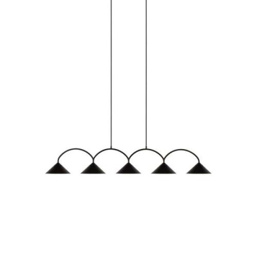 Globen Lighting - Curve 5 Pendelleuchte Black