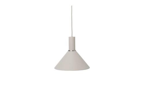 Ferm Living - Collect Pendelleuchte Cone Low Light Grey