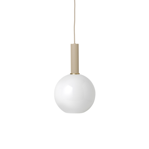 Ferm Living - Collect Pendelleuchte Opal Sphere High Cashmere