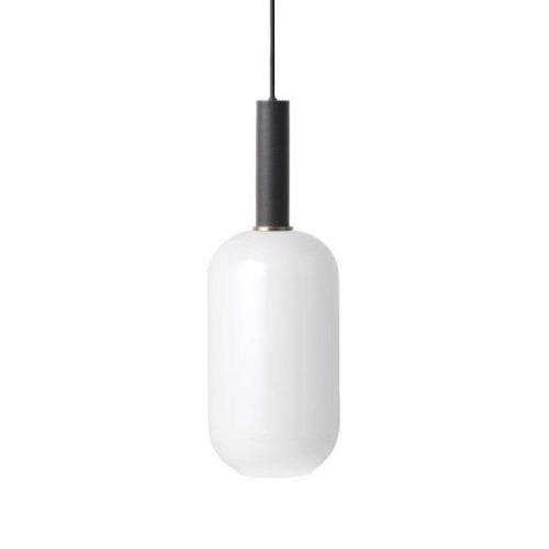 Ferm Living - Collect Pendelleuchte Opal Tall High Black