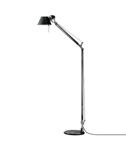 Artemide - Tolomeo Reading Stehleuchte Schwarz m/Alu Fuß