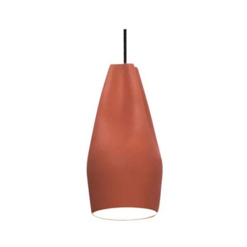 Marset - Pleat Box 13 LED Pendelleuchte Terracotta/Weiß