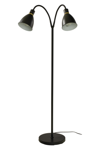 Idre Golvlampa 2-Arm (Schwarz)