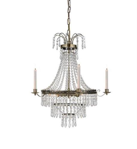 Marielund chandelier (Antikes Messing)