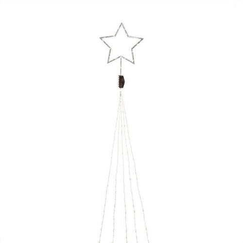 Christmas tree loop with star (Silber)