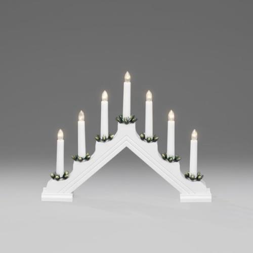 Electric candlestick 7L plastic (Weiß)