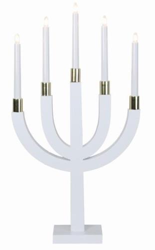 ELIAS candlestick 5L (Weiß)