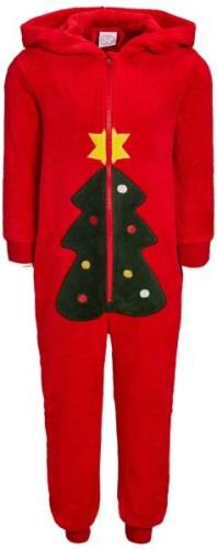 Luca &  Lola Baby Albero Jumpsuit, Red Christmas 74